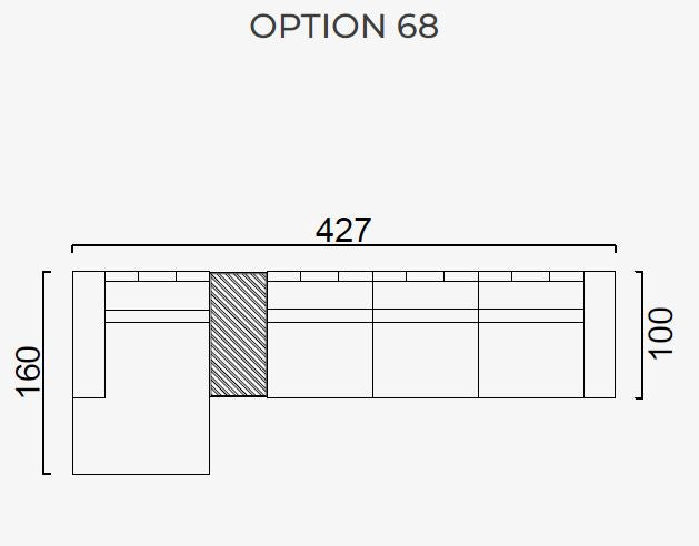 68 готови конфигурации на модулен разтегателен диван «Air Cavalli Relax»