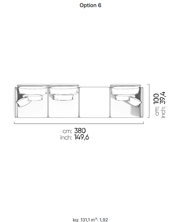 53 готови конфигурации на модулен диван «Fox»