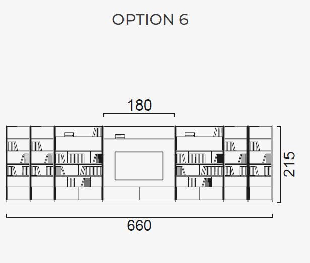 Модулна TV секция Saloni Mobilya Luis - Конфигурации
