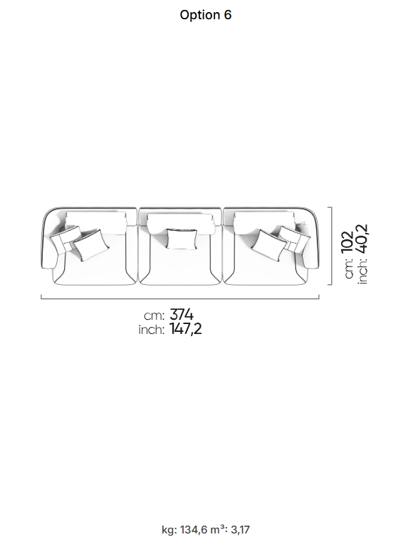33 готови конфигурации на модулен диван «Lugano»