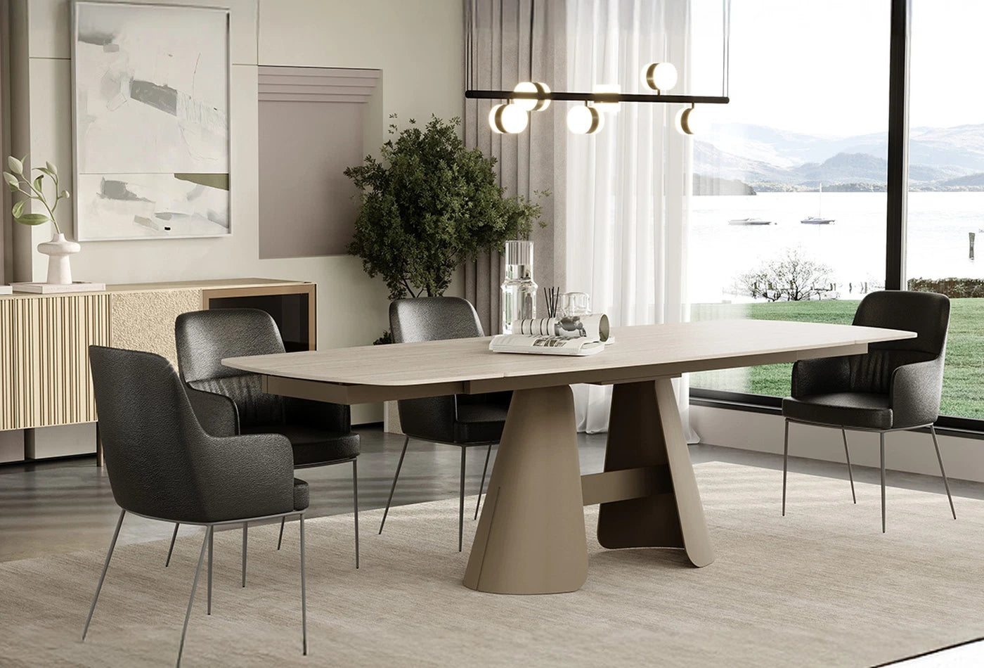 Трапезна разтегателна маса «Salda» с размер 180х76х90см