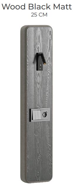 Модулна тапицирана табла за легло «Alfa» с осветление