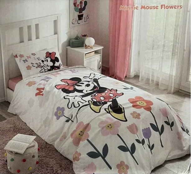 Детски спален комплект Minnie Flowers