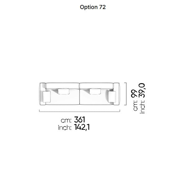 113 готови конфигурации на модулен диван «Cubic»