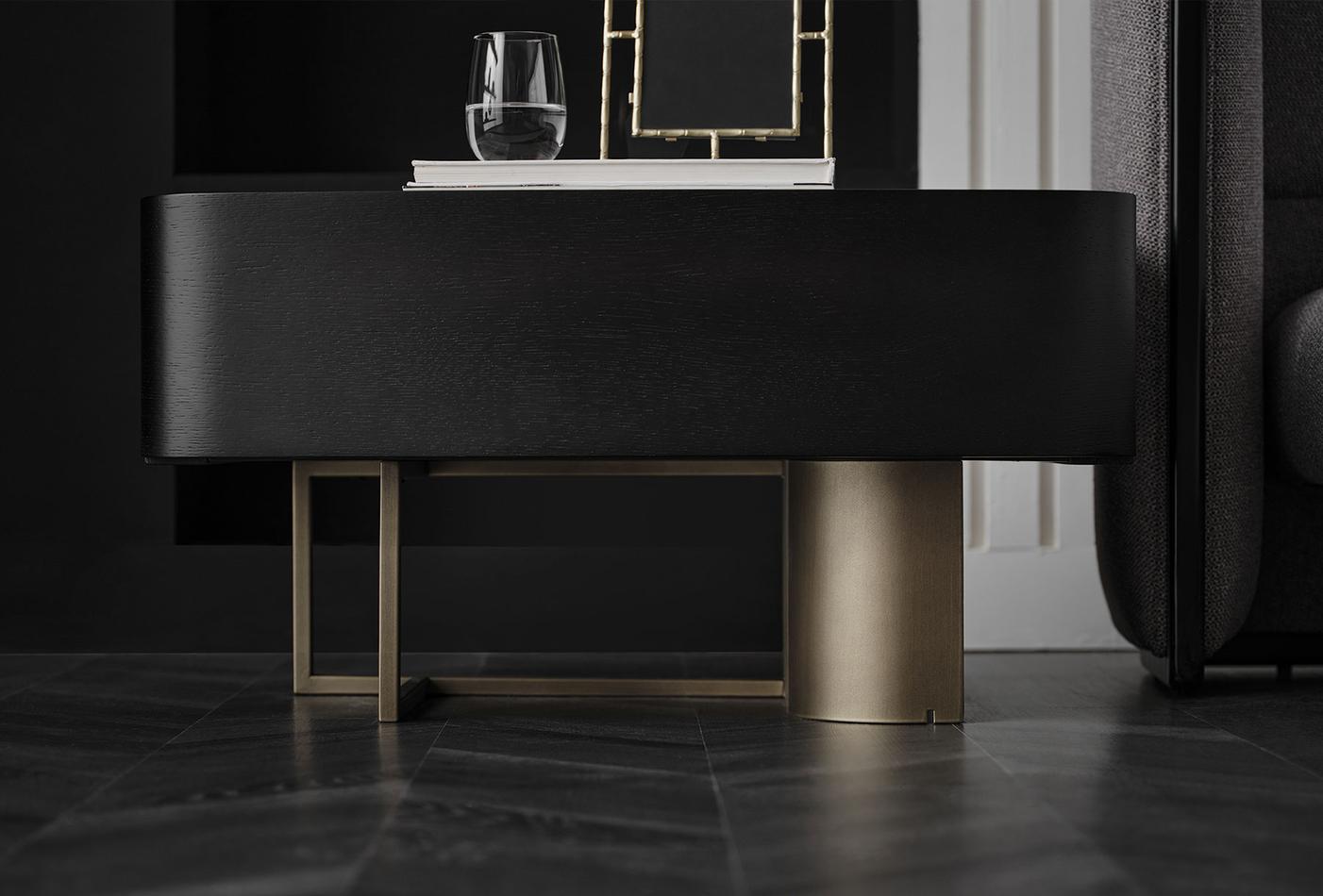 Нощно шкафче «Suva Left» + чекмедже, с керамичен плот, размер 75х40х47см