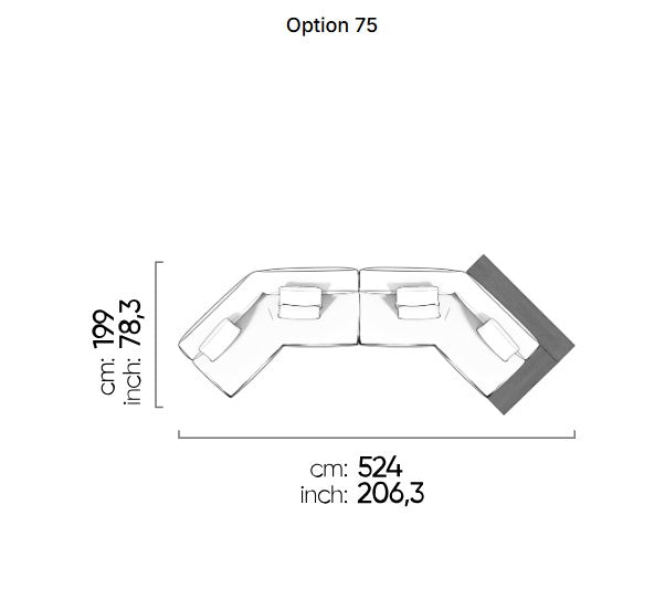 113 готови конфигурации на модулен диван «Cubic»