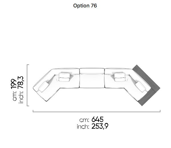 113 готови конфигурации на модулен диван «Cubic»