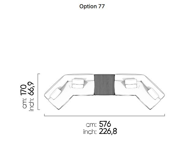 113 готови конфигурации на модулен диван «Cubic»