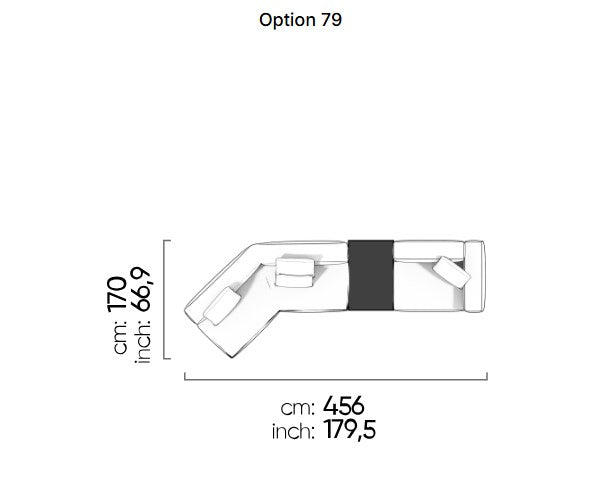 113 готови конфигурации на модулен диван «Cubic»