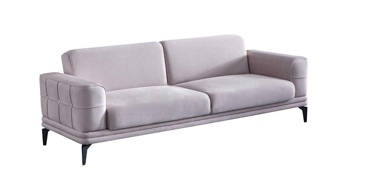 Триместен разтегателен диван «Mayra» + 2 декоративни възглавници, ширина 218см