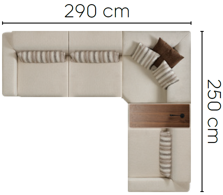 Модулен диван P Luna - готови конфигурации