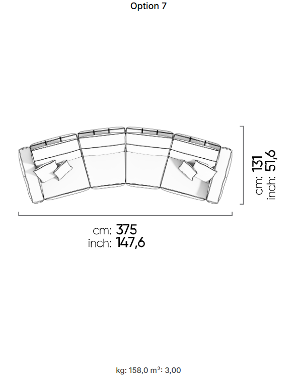75 готови конфигурации на модулен разтегателен диван «Air Cavalli Relax»