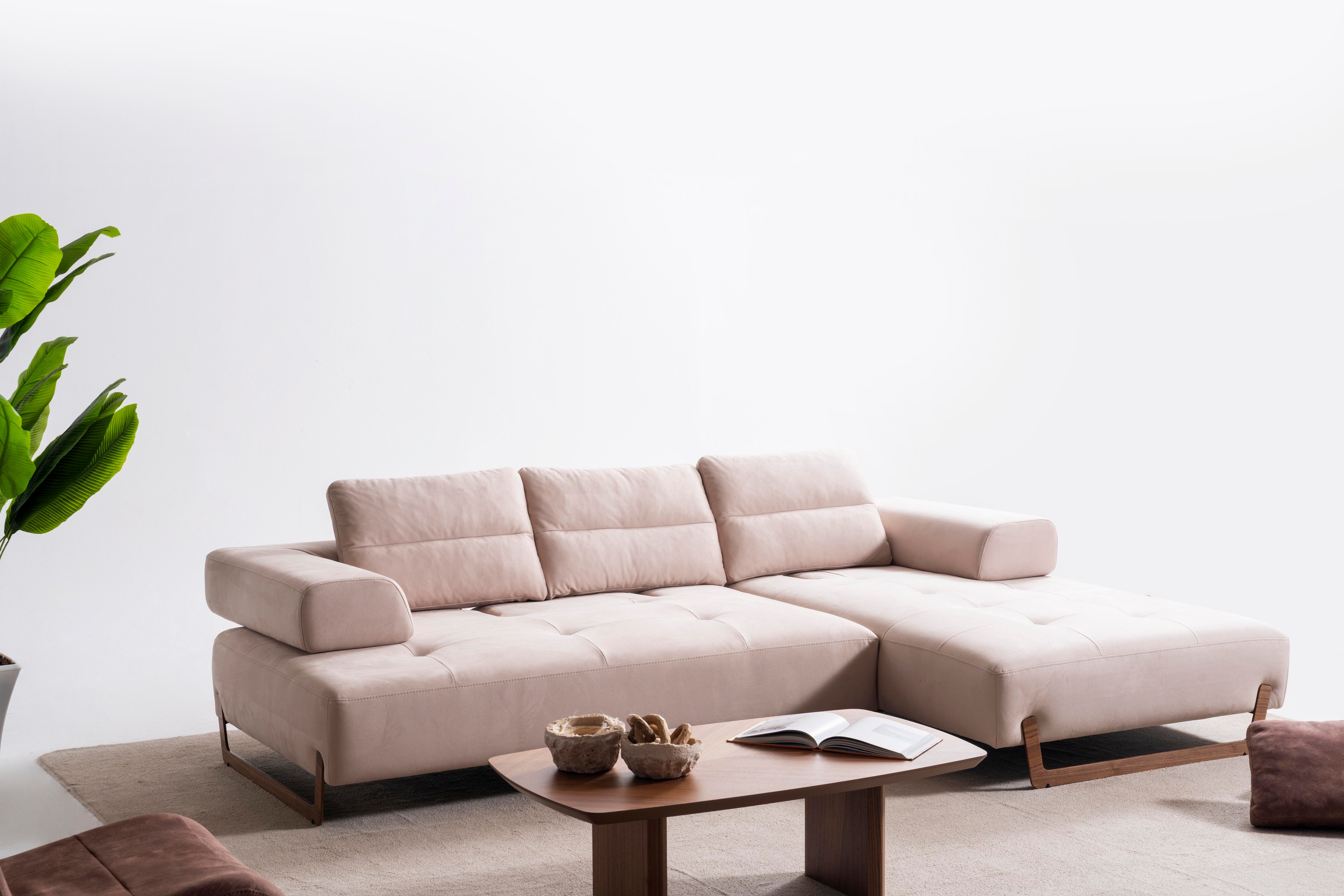 Ъглов разтегателен диван «Sirocco Relax» + две декоративни възглавници, ширина 315см