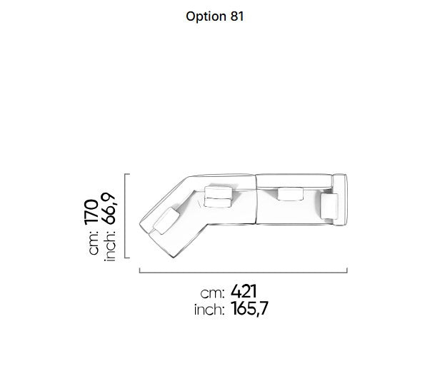 113 готови конфигурации на модулен диван «Cubic»