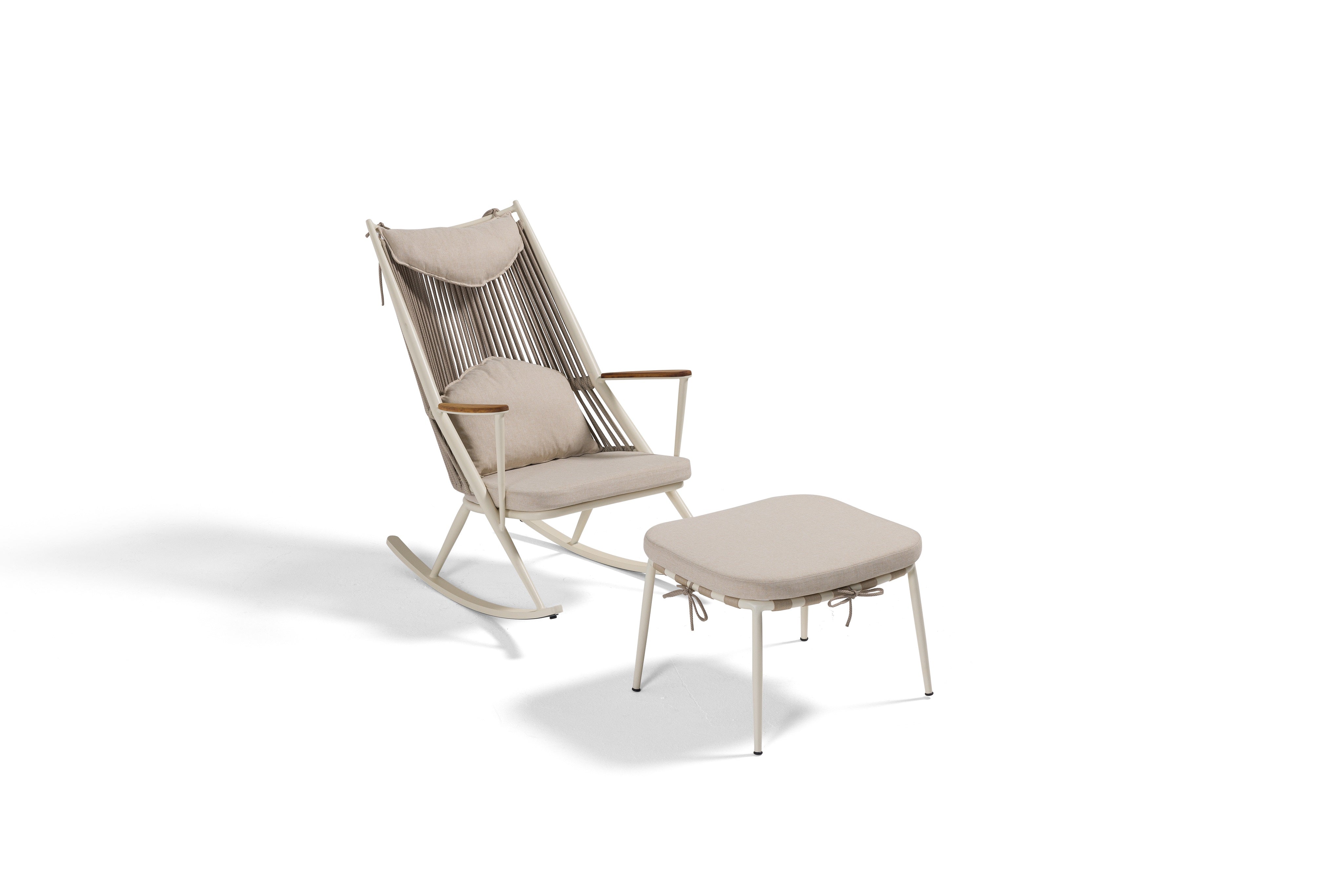 Градинска табуретка «X Type Sall» с африкански тик