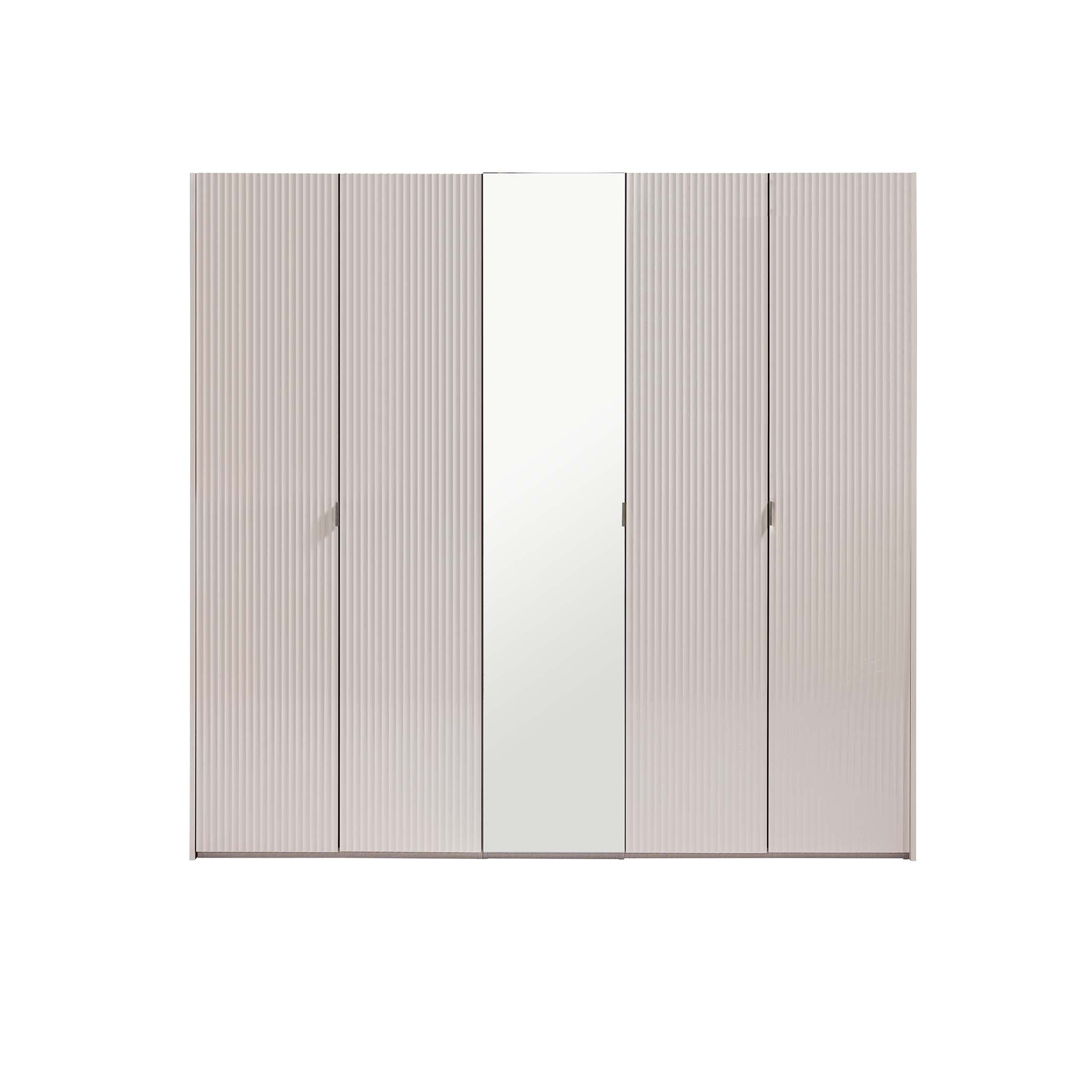 Модулен гардероб «Puzzle» - 8 модула, 10 модела врати, с осветление, стъклени, МДФ, ПДЧ, огледални