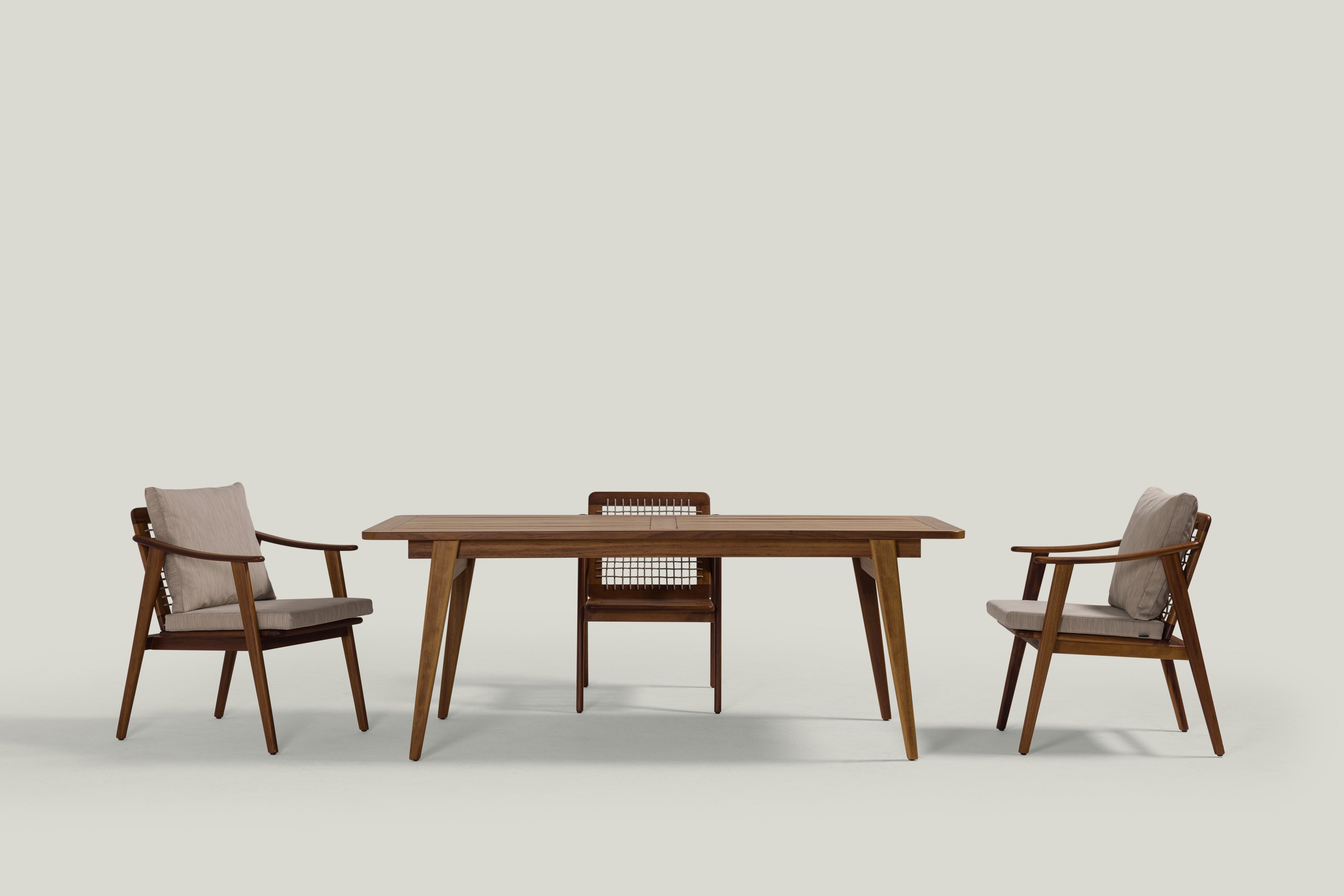 Градински стол «Harley» с африкански тик