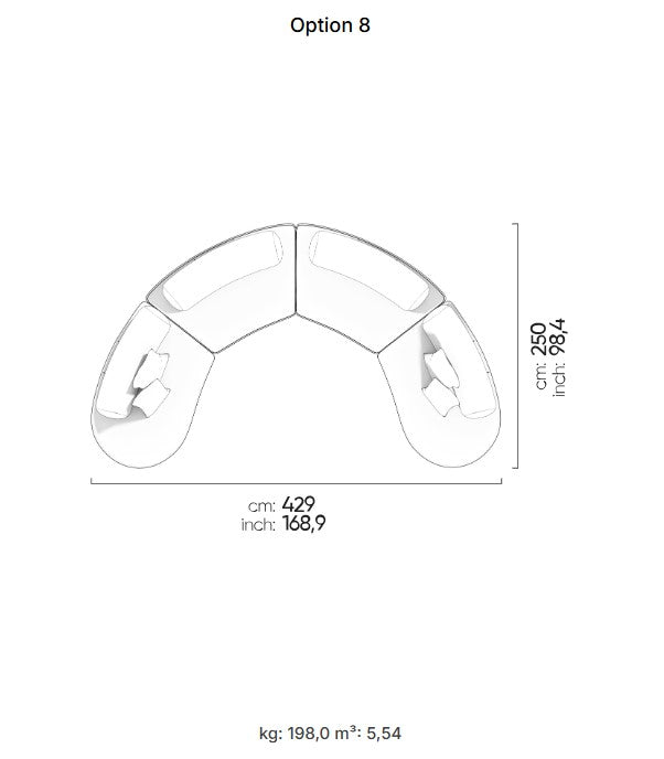 25 готови конфигурации на модулен разтегателен диван «Bon Bon»