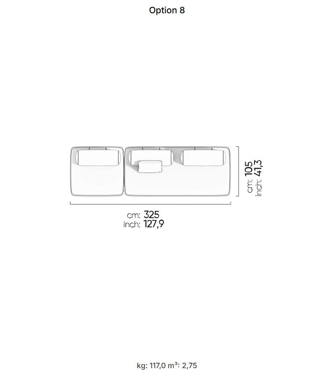 40 готови конфигурации на модулен разтегателен диван «Bon Bon Linea»