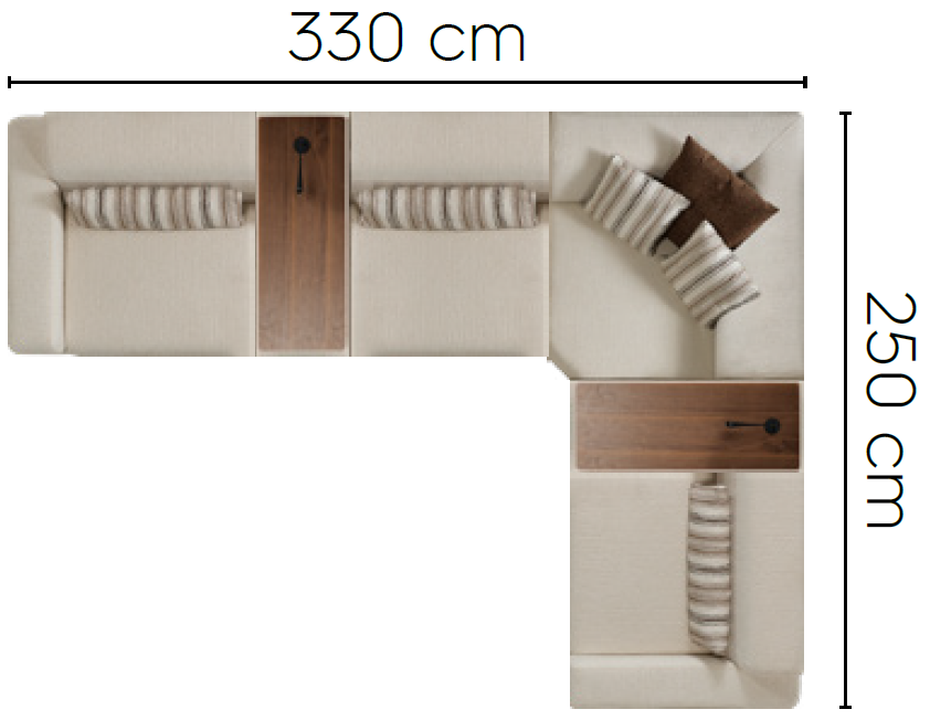 Модулен диван P Luna - готови конфигурации