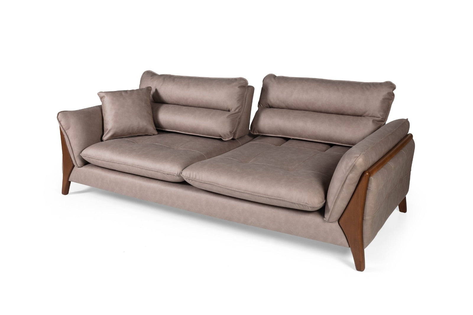 Триместен разтегателен диван «Soft» + 2 декоративни възглавници, ширина 235см