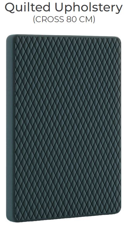 Модулна тапицирана табла за легло «Alfa» с осветление