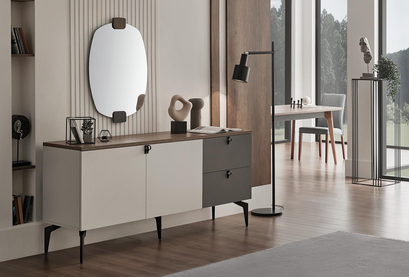 Бюфет «Cordell» с две чекмеджета, размер 182х82х46см