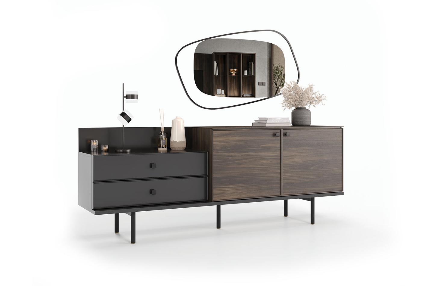 Огледало за бюфет «Parma» с размер 125х73х3см