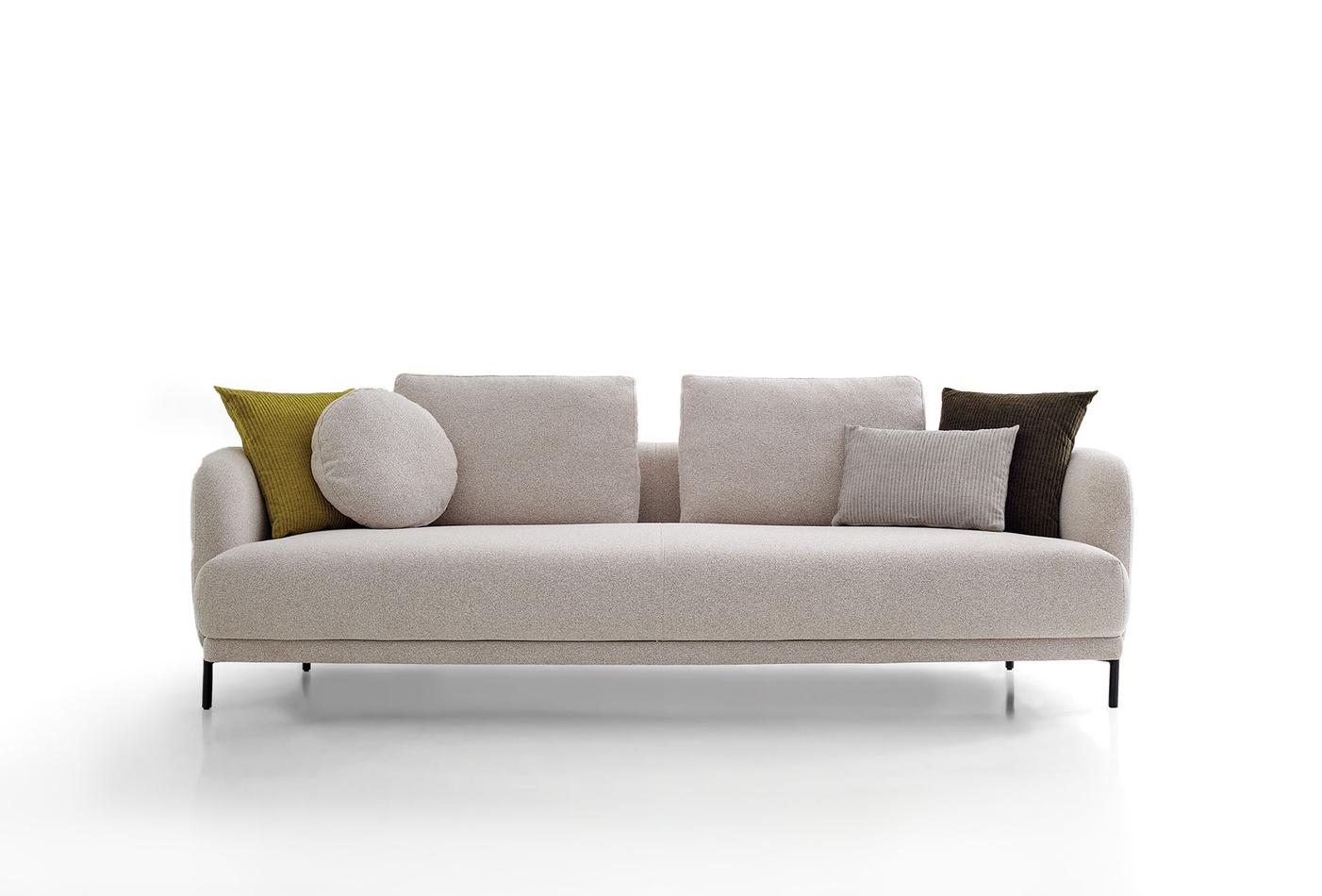 Триместен диван «Seoul» + декоративни възглавници, ширина 246см