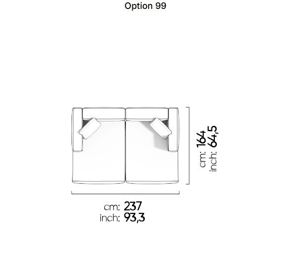 113 готови конфигурации на модулен диван «Cubic»