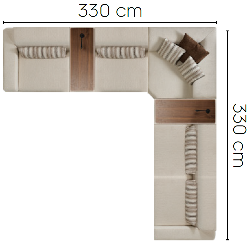 Модулен диван P Luna - готови конфигурации