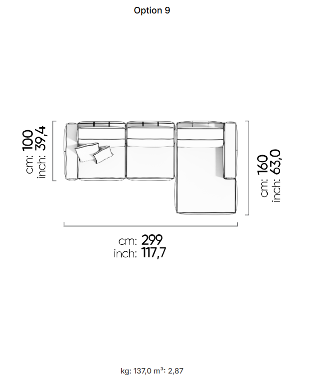 75 готови конфигурации на модулен разтегателен диван «Air Cavalli Relax»