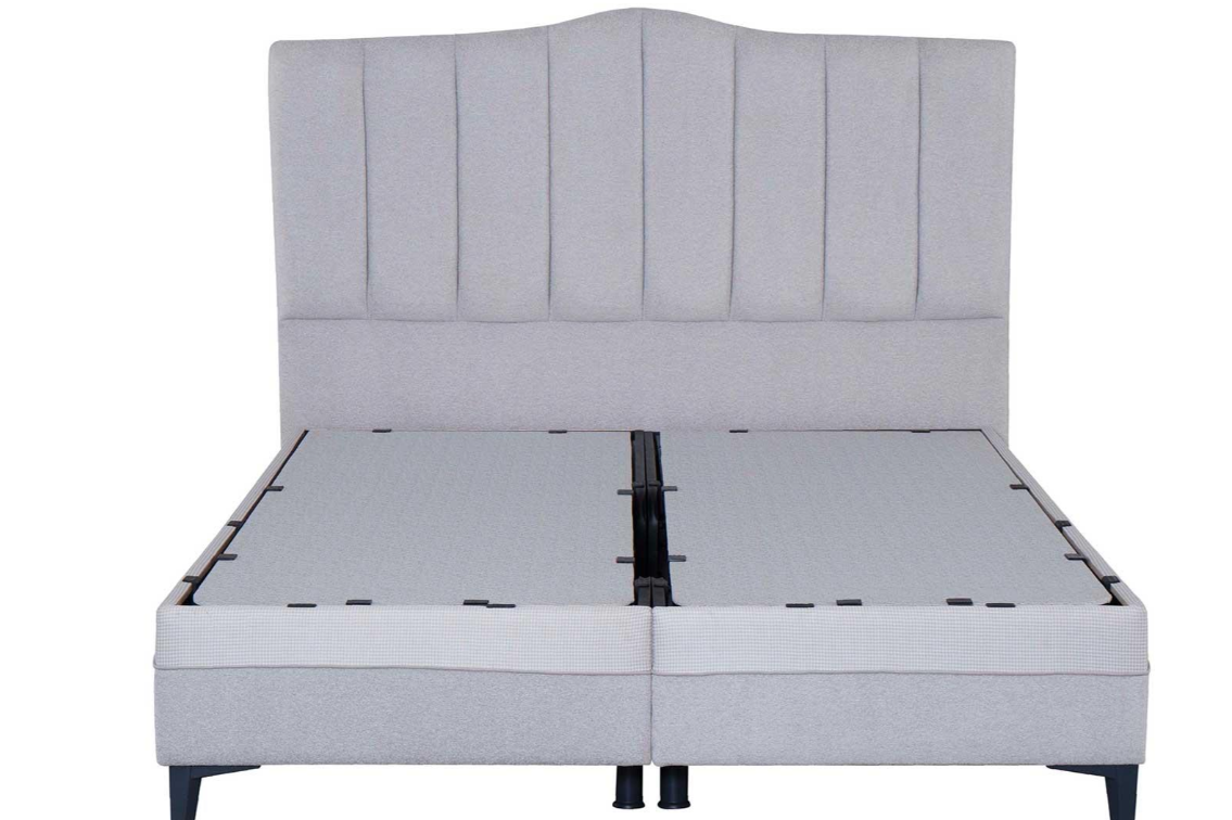 Тапицирано легло «Wool Comfort» + Матрак и табла - с място за съхранение, повдигащ механизъм, система за безшумно затваряне