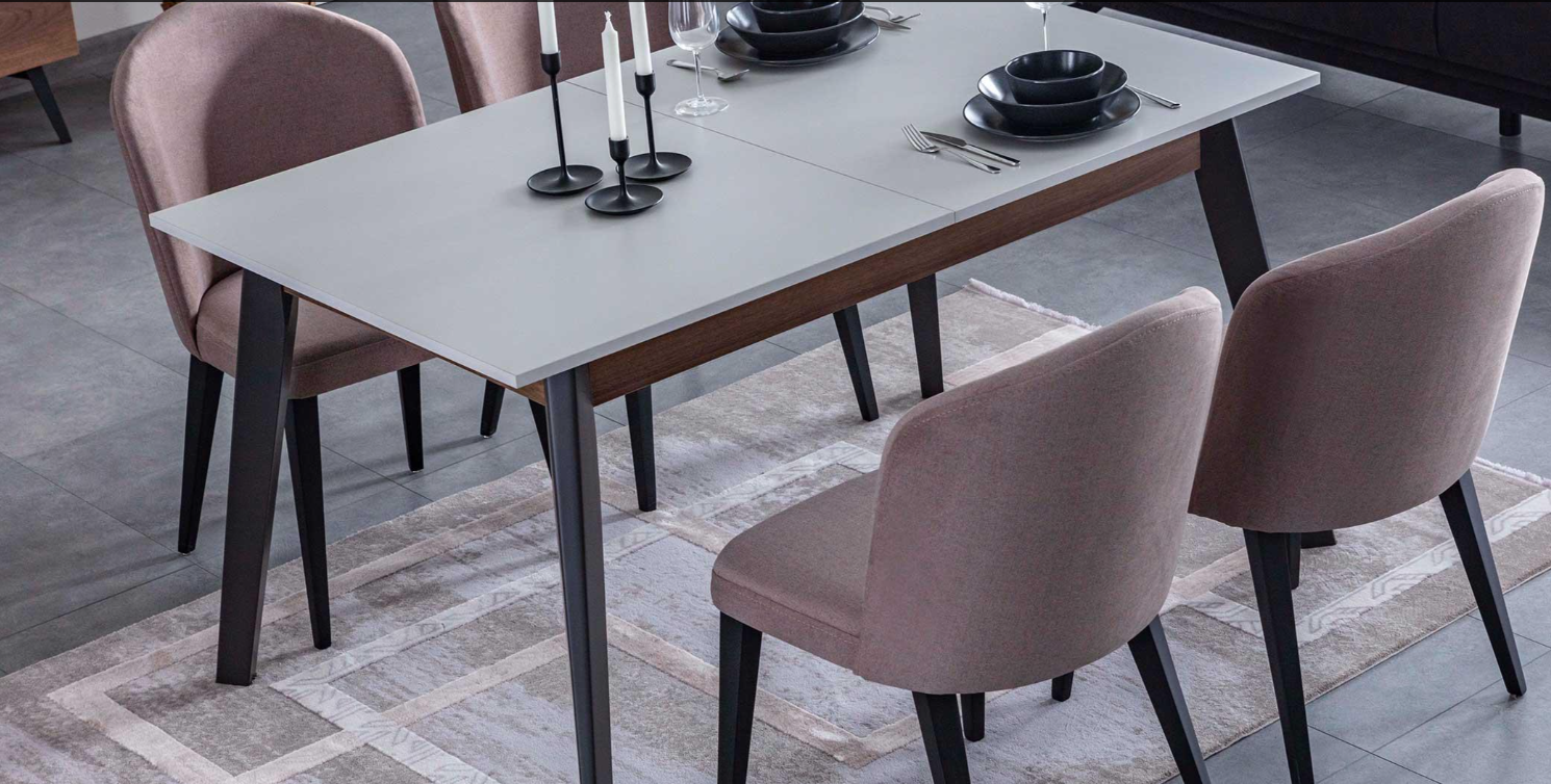 Трапезна разтегателна маса «Mayra» с размер 147х78х90см