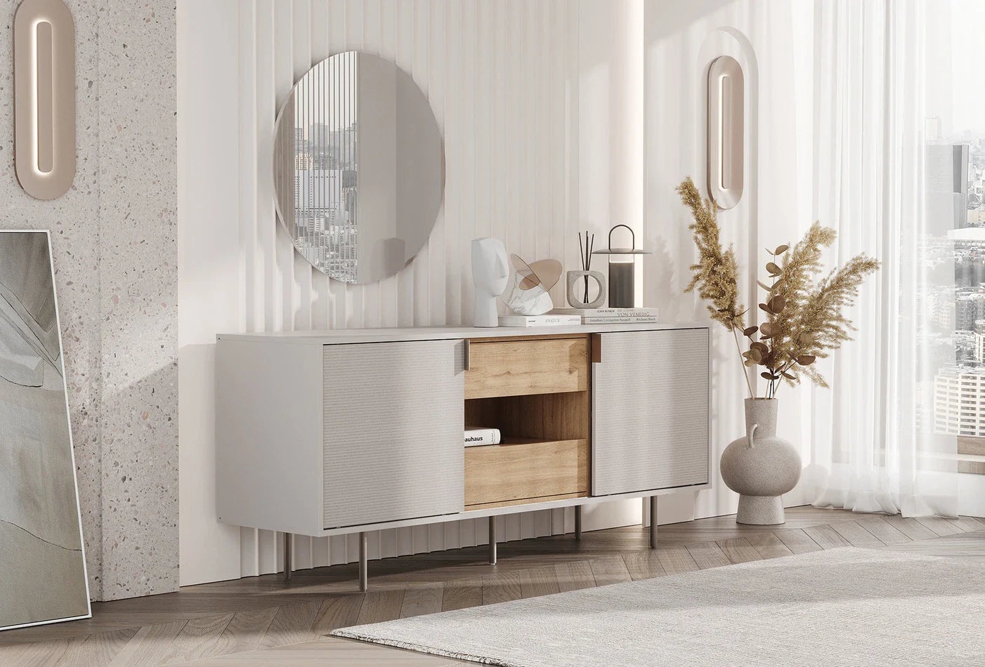 Бюфет «Cante» с две чекмеджета, размер 190х81х52см