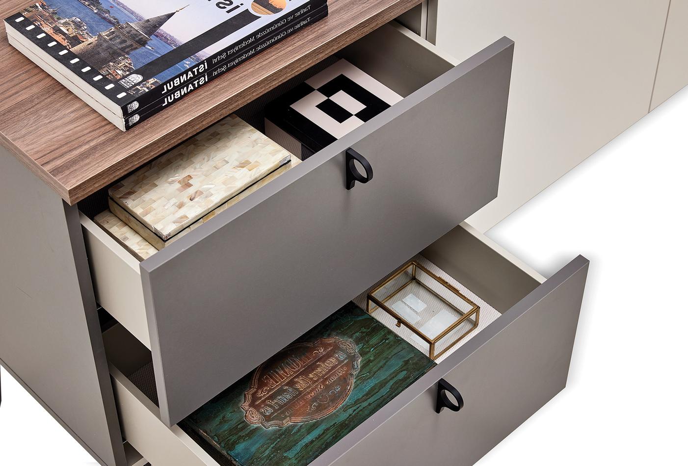 Бюфет «Cordell» с две чекмеджета, размер 182х82х46см