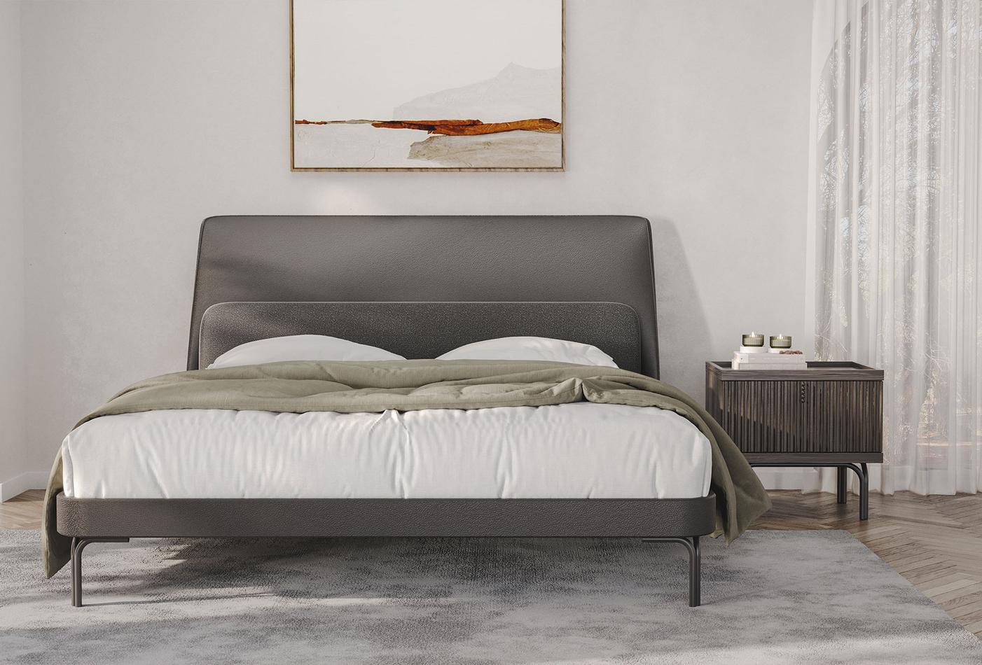 Нощно шкафче «Austin Oak Dark» + чекмедже, размер 59х55х48см