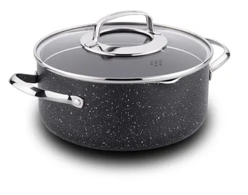 Тенджера с капак «Galaksi A2957» индукция, с гранитно покритие