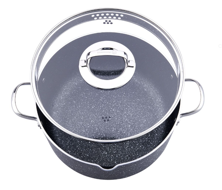 Тенджера с капак «Galaksi A2957» индукция, с гранитно покритие