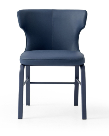 Трапезен стол «Abra» с естествена кожа