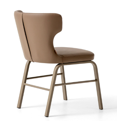 Трапезен стол «Abra» с естествена кожа