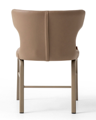 Трапезен стол «Abra» с естествена кожа