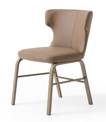 Трапезен стол «Abra» с естествена кожа