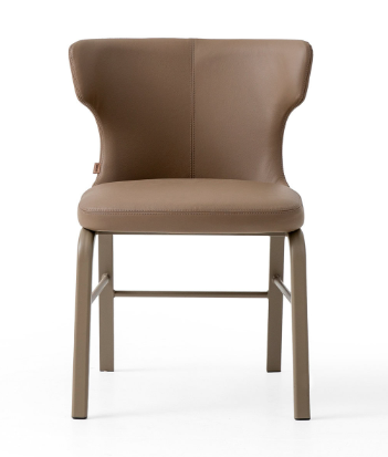 Трапезен стол «Abra» с естествена кожа