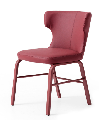 Трапезен стол «Abra» с естествена кожа