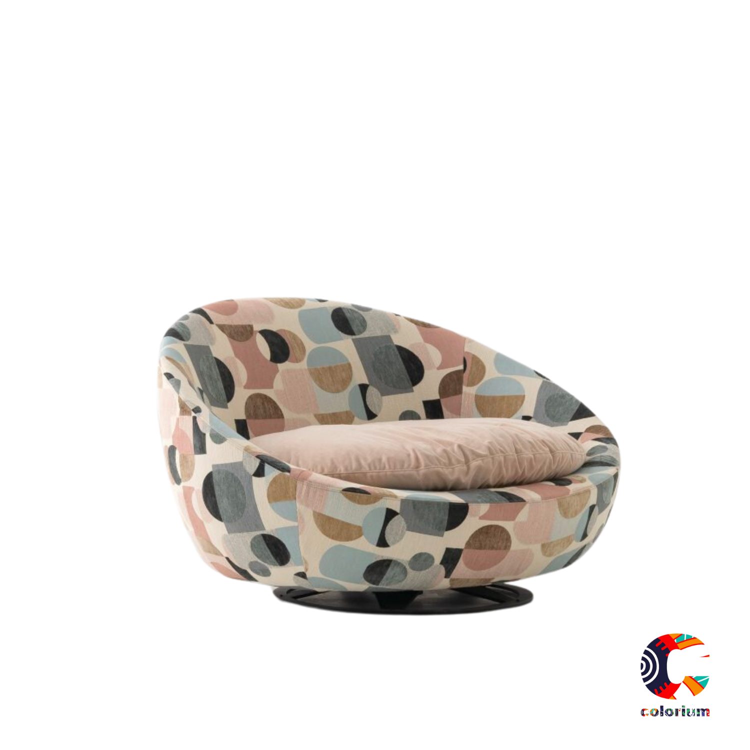 Кресло «Gauss Cookie» от серия Colorium, с въртяща се основа