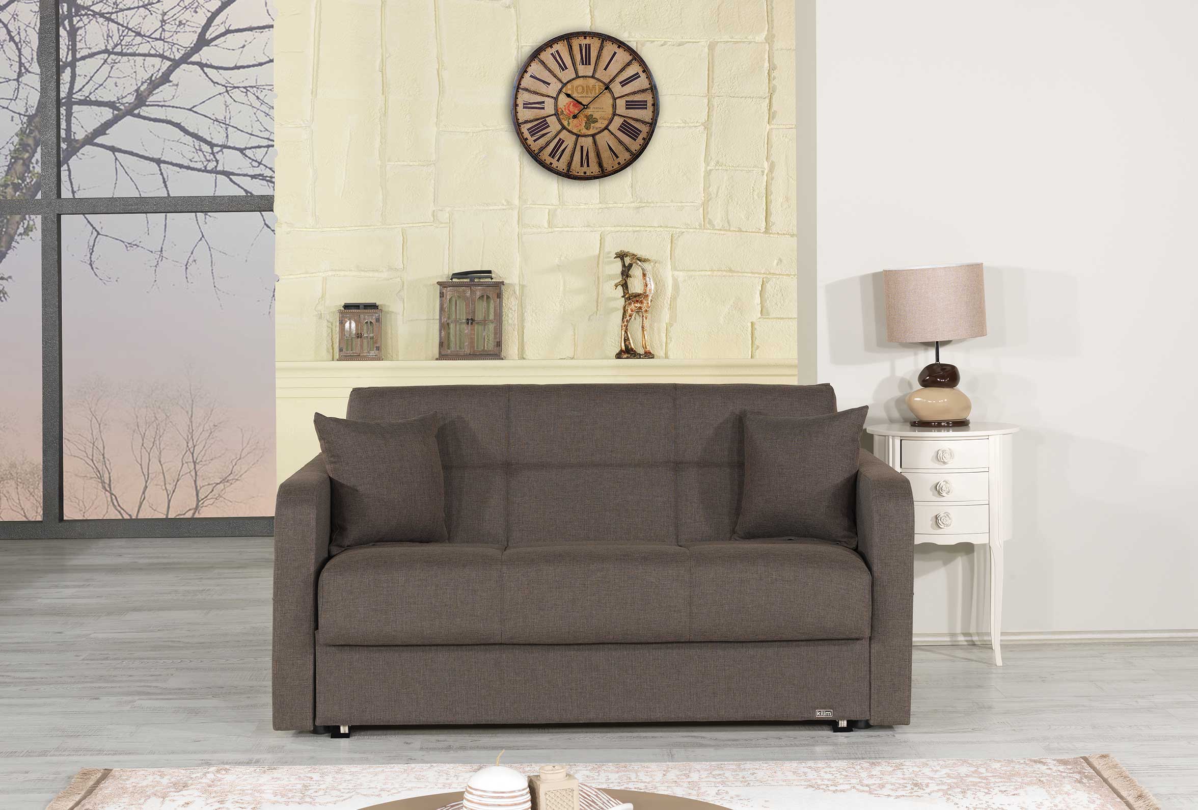 Двуместен разтегателен диван «Adonis Plus Double» - ширина 164см