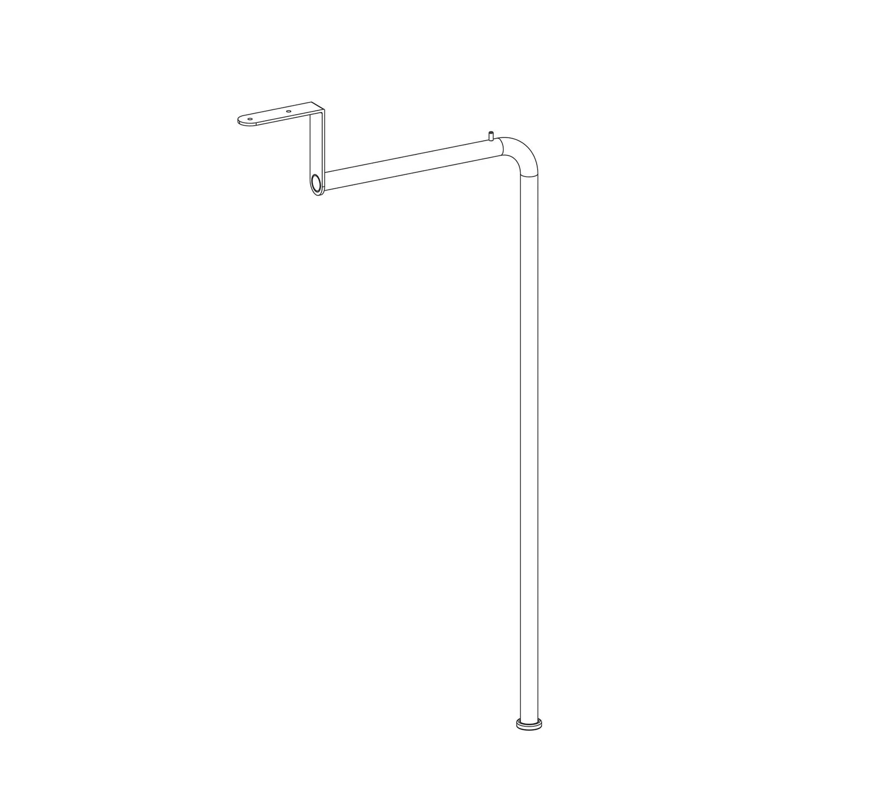 Външна закачалка за гардероб и шкаф «Trio»