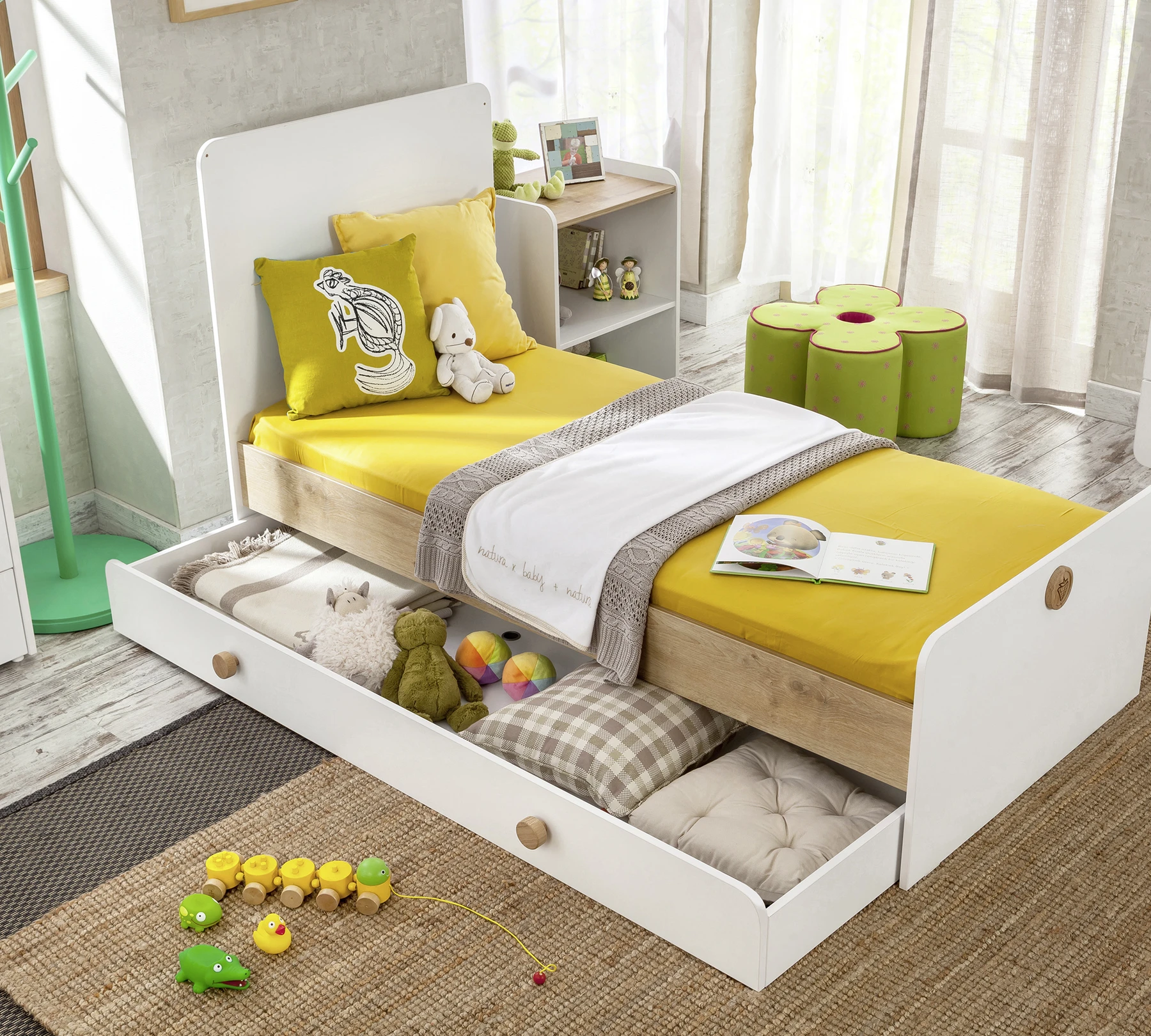 Трансформираща бебешка кошара Natura Baby Sl (80/180см)