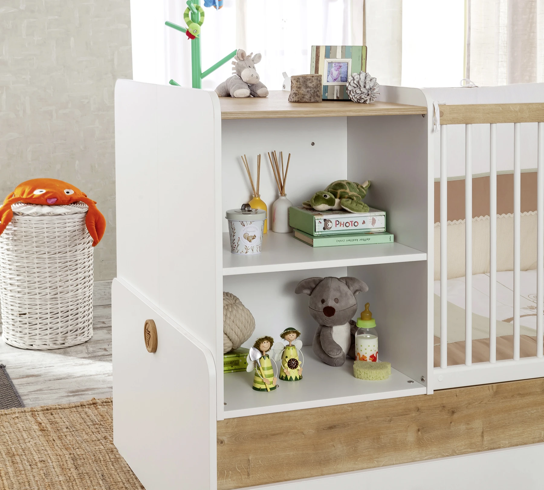 Трансформираща бебешка кошара Natura Baby Sl (80/180см)